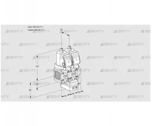 VCD1T25N/25N05FND-50QSR/PPPP/PPPP (88103064) Регулятор давления Kromschroder