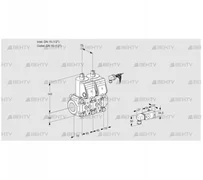 VCS1E15R/15R05NNWR/3--3/PPPP (88100521) Сдвоенный газовый клапан Kromschroder