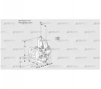 VAD2E40F/40R05D-50VWR/PP/PP (88102212) Газовый клапан с регулятором давления Kromschroder