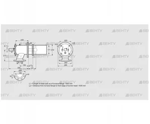 ZIC 165HB-1000/1035-(18)DB (84199276) Газовая горелка Kromschroder