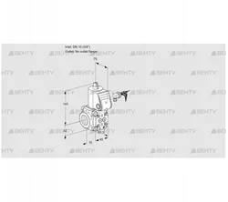 VAS110/-R/NW (88008395) Газовый клапан Kromschroder