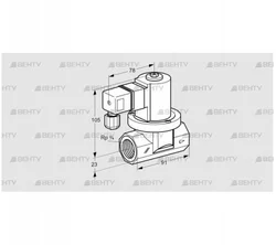 VGP 20R01Q6 (85295700) Запорный газовый клапан Kromschroder