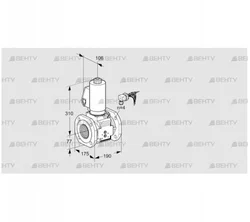 VAS665F05NKGLB/PP/PP (88204580) Газовый клапан Kromschroder