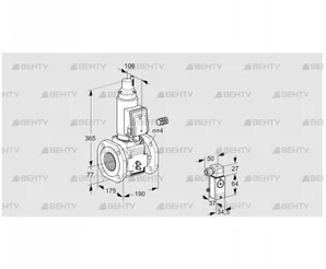 VAS665F05LWSR3B/MM/1- (88207366) Газовый клапан Kromschroder