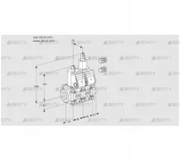 VCS1E20R/20R05NLWR3/PPPP/PPPP (88100563) Сдвоенный газовый клапан Kromschroder