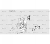 VCV2E40R/40R05NVKWR6/2-PP/MMPP (88101961) Клапан с регулятором соотношения Kromschroder