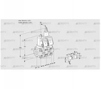 VCS2T40N/40N05NLQSR/3-PP/PP3- (88100630) Сдвоенный газовый клапан Kromschroder