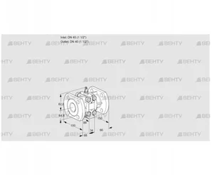 VMV240F05M (88018583) Регулирующая задвижка Kromschroder