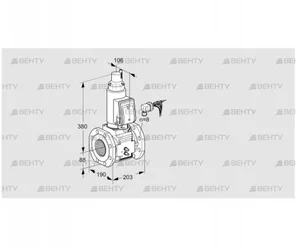 VAS780F05LWSRB/MM/PP (88207124) Газовый клапан Kromschroder