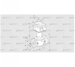 RV 50/MF03W60E (86060762) Регулирующий клапан Kromschroder