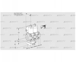 VCD1E20R/20R05D-100NQL/PPPP/PPPP (88104516) Регулятор давления Kromschroder