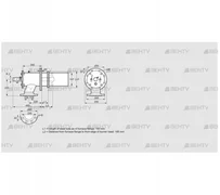 ZIC 200HB-150/185-(21)D (84199015) Газовая горелка Kromschroder