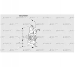 VAD1-/20R/NPGR-25A (88027506) Газовый клапан с регулятором давления Kromschroder