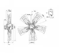 Осевой вентилятор ebmpapst A6D910AA0102