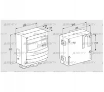 BCU460W3P2C0D1000K1E0-/LM400WF0O0E1- (88680134) Блок управления горением Kromschroder