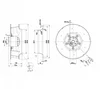 Центробежный вентилятор ebmpapst R4E310AR0601