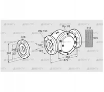 GFK 150F10-3 (81946010) Газовый фильтр Kromschroder