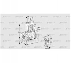 VCS665F05NLWGR3E/P334/MMEM (88202967) Сдвоенный газовый клапан Kromschroder