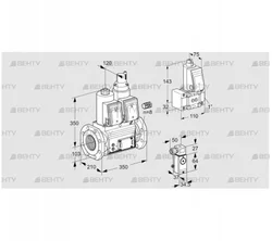 VCS8100F05NLWR3E/PPZ-/P2PP (88204567) Сдвоенный газовый клапан Kromschroder