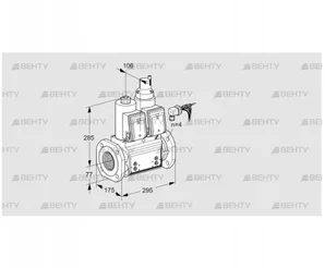 VCS665F05NLWRB/PPPP/MMMM (88206858) Сдвоенный газовый клапан Kromschroder