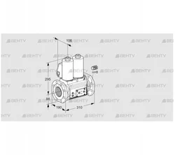 VCS780F05NNKL3E/PPPP/PPPP (88207859) Сдвоенный газовый клапан Kromschroder