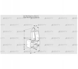 VAS1W0/NW (88021544) Газовый клапан Kromschroder