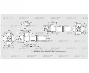 BIC 140HML-300/335-(53)E (84035141) Газовая горелка Kromschroder