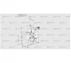 VAG240F/NWAE (88025076) Газовый клапан с регулятором соотношения Kromschroder