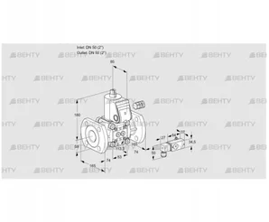 VAS350F/NW (88031613) Газовый клапан Kromschroder