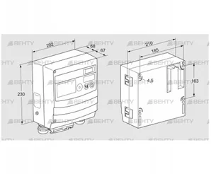 BCU460W3P3C0D0000K1E1-/LM400WF3O0E1- (88680177) Блок управления горением Kromschroder