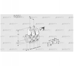 VCS2E25R/25R05NNWR/2--3/PPPP (88107753) Сдвоенный газовый клапан Kromschroder