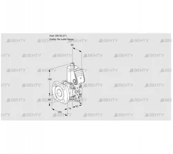 VAS350/-F/NK (88022482) Газовый клапан Kromschroder