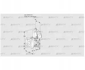 VAS350/-F/NK (88022482) Газовый клапан Kromschroder