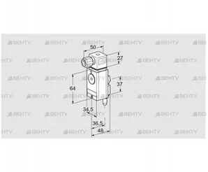 DG 30/45VC4-6W (84448982) Датчик-реле давления газа Kromschroder