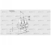 VCH2E50R/50R05NHEVWSR3/PPPP/PPPP (88100649) Клапан с регулятором расхода Kromschroder