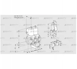 VCG1T15N/15N05NGAQSL/PPBS/2-PP (88104243) Клапан с регулятором соотношения Kromschroder