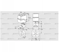 IDR200Z03D100AU/50-03W3E (88303582) Дроссельная заслонка Kromschroder