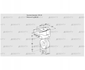 IBG40/32W05/40A2A (88301874) Дроссельная заслонка Kromschroder