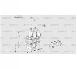 VCD1E25R/25R05D-25NWR/-2PP/PPPP (88106756) Регулятор давления Kromschroder