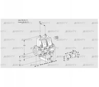 VCH2E25R/25R05NHEVWR/2--2/PPPP (88105551) Клапан с регулятором расхода Kromschroder