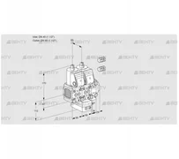 VCH2E40F/40R05FNHEVWR3/PPPP/PPPP (88101664) Клапан с регулятором расхода Kromschroder