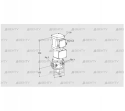 VK 50R10MA93DS (85312031) Газовый клапан с приводом Kromschroder