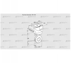 IBGF150Z05/20-30W3TR10 (88301078) Дроссельная заслонка Kromschroder