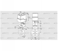 IDR100Z03D100AU/50-07Q7E (88303011) Дроссельная заслонка Kromschroder