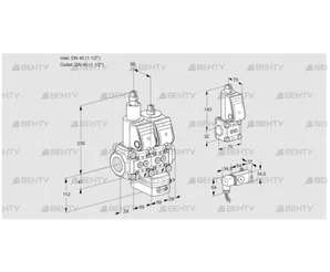 VCD2T40N/40N05LD-25QR/3--4/ZSPP (88103160) Регулятор давления Kromschroder