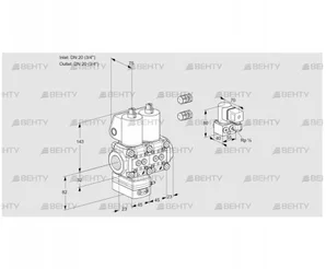 VCD1E20R/20R05D-25NWL3/MMZY/PPPP (88107714) Регулятор давления Kromschroder