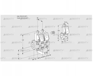 VCD1E20R/20R05ND-50WR/PPPP/PPZS (88107530) Регулятор давления Kromschroder