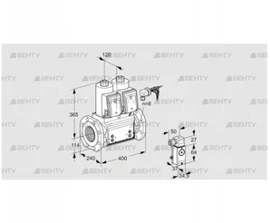 VCS9125F05NNARB/P2PP/PPPP (88204440) Сдвоенный газовый клапан Kromschroder