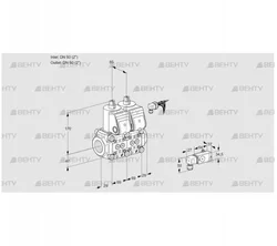 VCS2E50R/50R05NNWR/2--2/PPPP (88105355) Сдвоенный газовый клапан Kromschroder