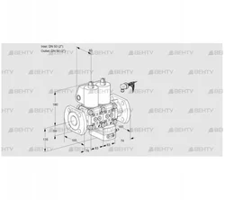 VCG3E50F/50F05NGEWL/PPPP/PPPP (88107500) Клапан с регулятором соотношения Kromschroder